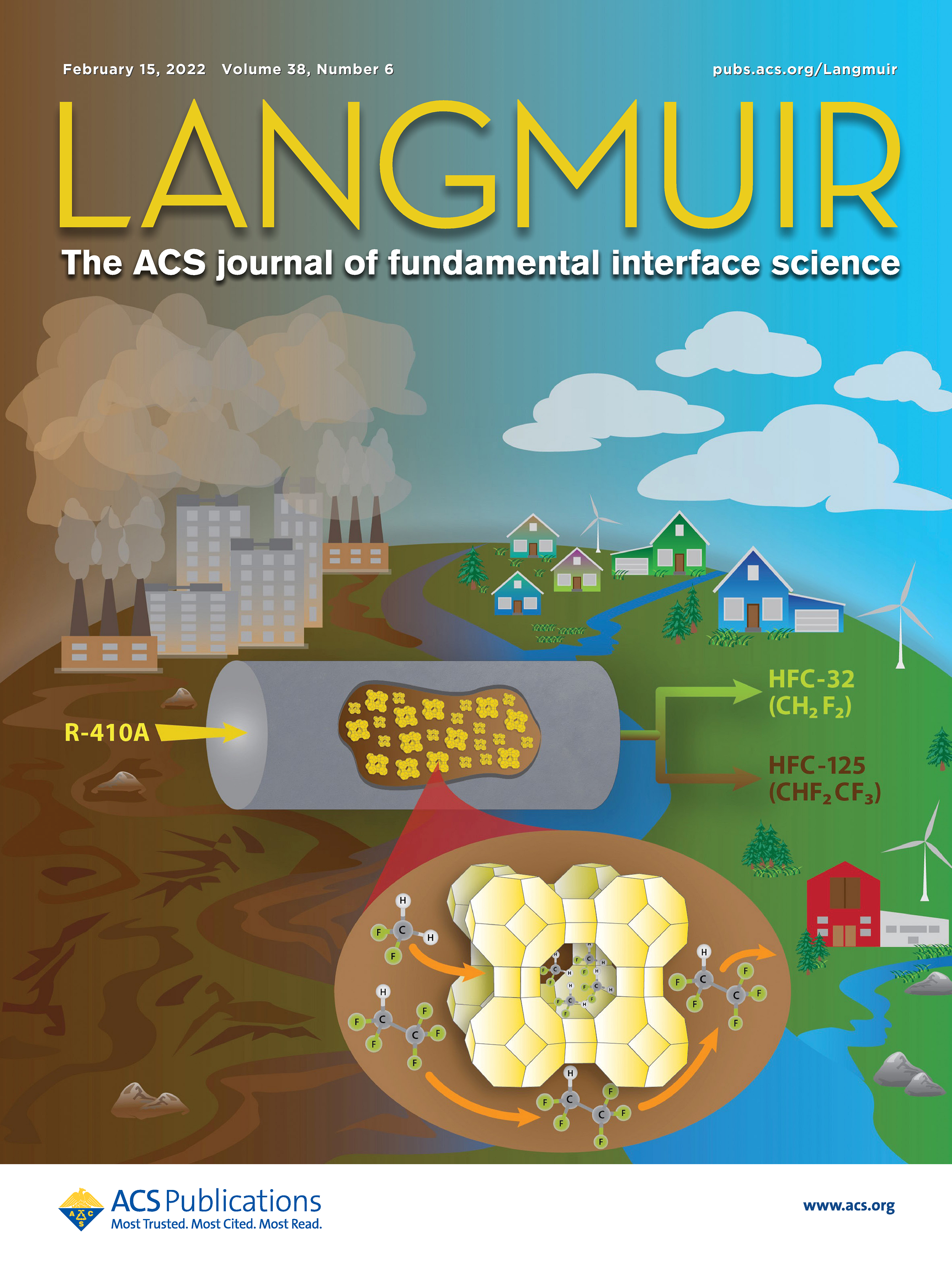 Langmuir Journal cover - Yancey - 2-14-2022